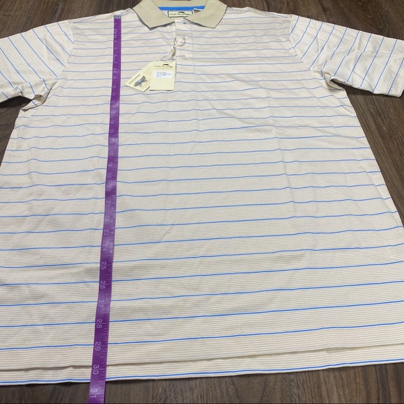 Alister Mackenzie Tan Golf Polo Sz M - Picture 3 of 5